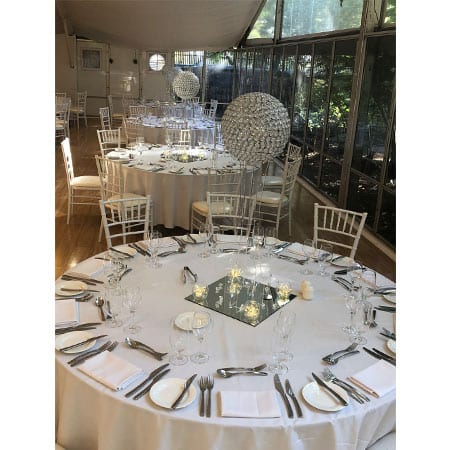 Crystal Orb centrepiece hq for hire